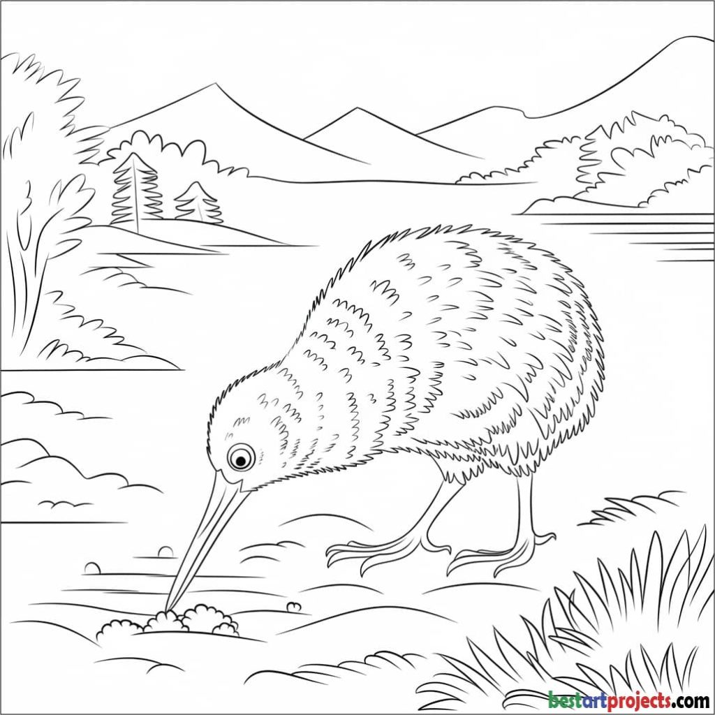  Kiwi Digging for Food Printable