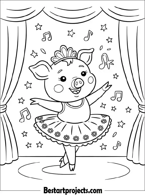 12.Ballerina Pig