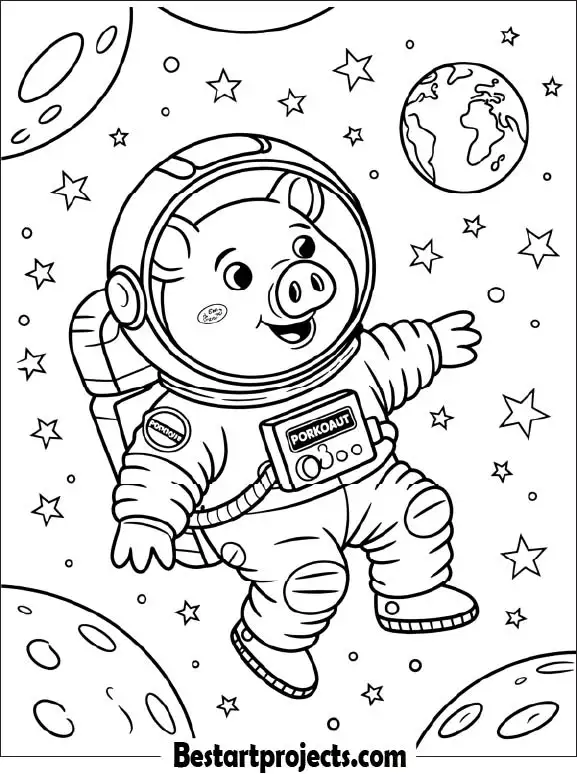 13.Astronaut Pig