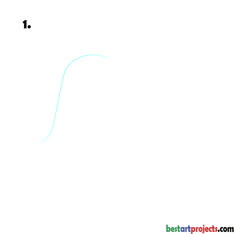 How to Draw a Cowboy hat - Step 01