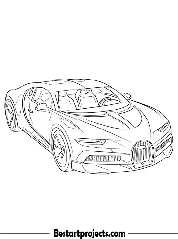Bugatti Coloring Picture Printable