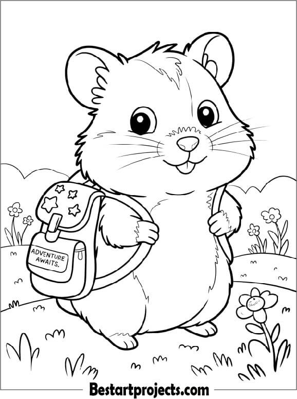 Hamster with a Backpack