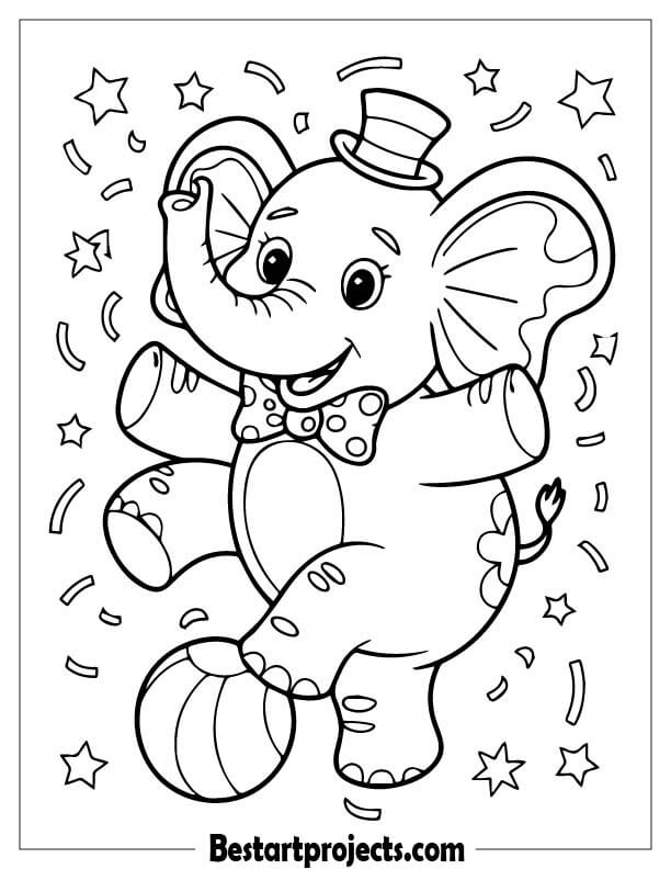  A Friendly Circus Elephant 2