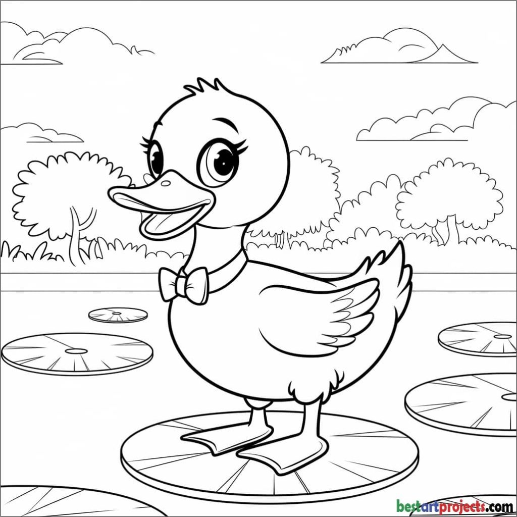 Duck with a Bowtie