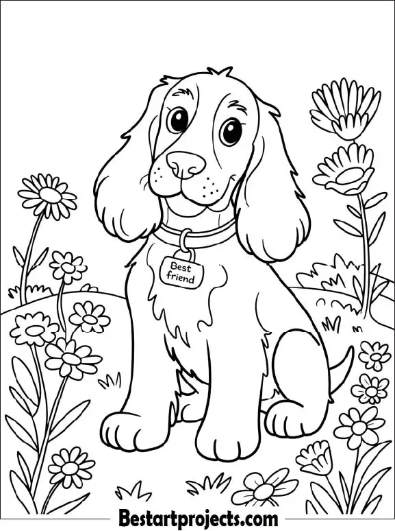 Cute English Cocker Spaniel