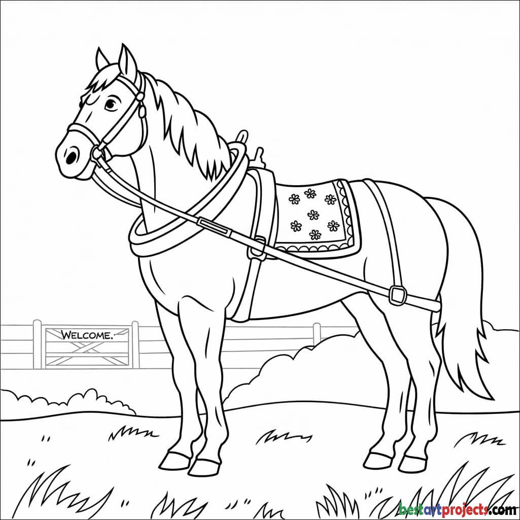 Victorian-era horse