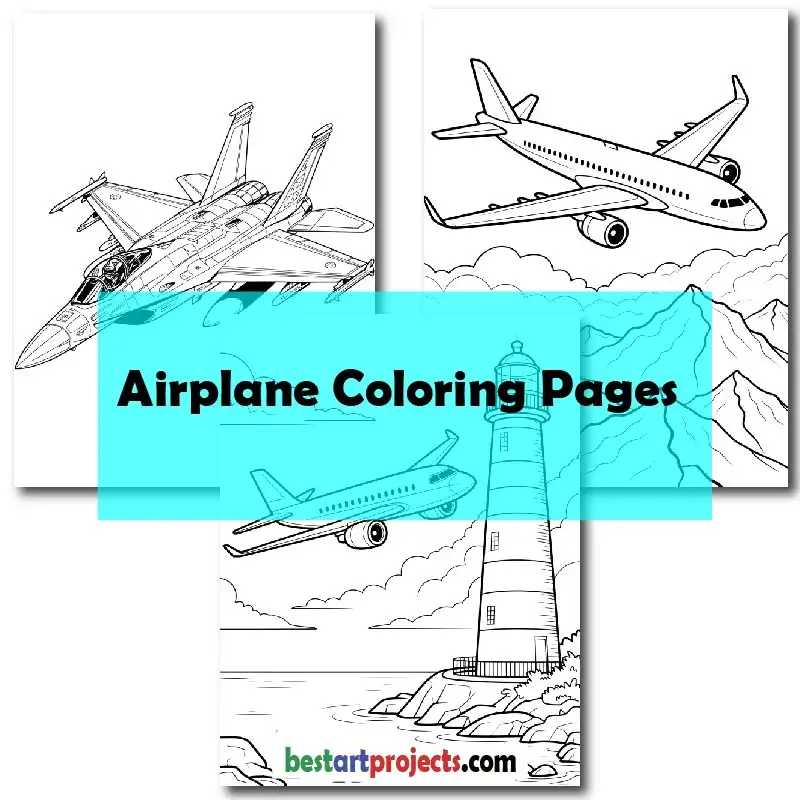 Airplane Coloring Pages
