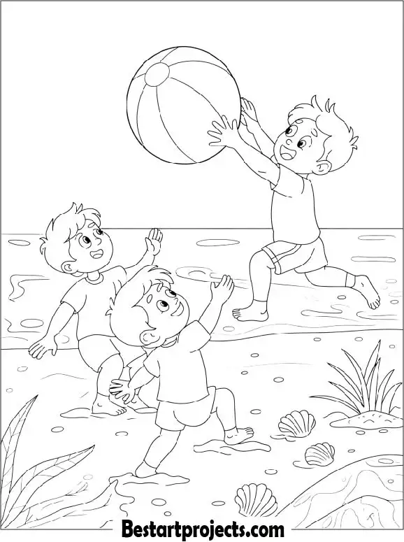 Beach Ball Fun with Kids