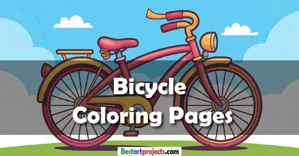 Bicycle Coloring Pages - Free Download