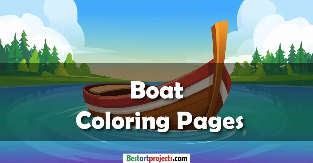 Boat Coloring Pages - Free Download