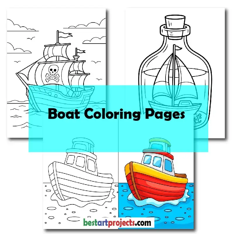 Boat Coloring Pages