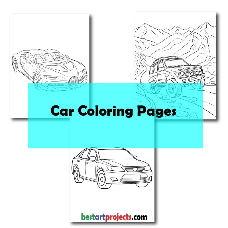 Car Coloring pages - Free Download