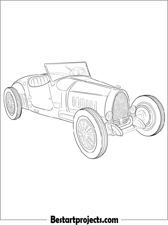 Classic Bugatti to Color