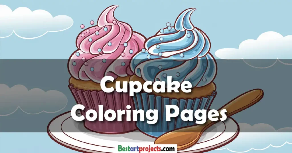 Cupcake Coloring Pages - Free Download