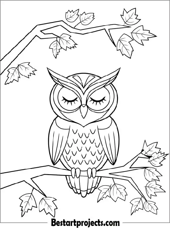Autumn Camping Scene Beside a Forest Lake Coloring Sheet