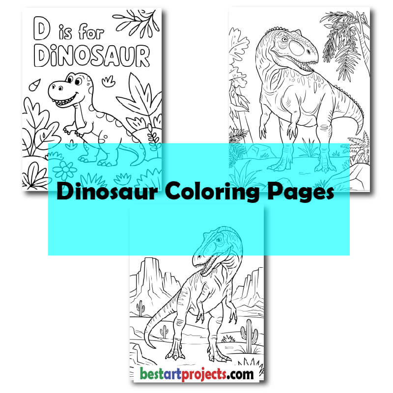 Dinosaur Coloring pages
