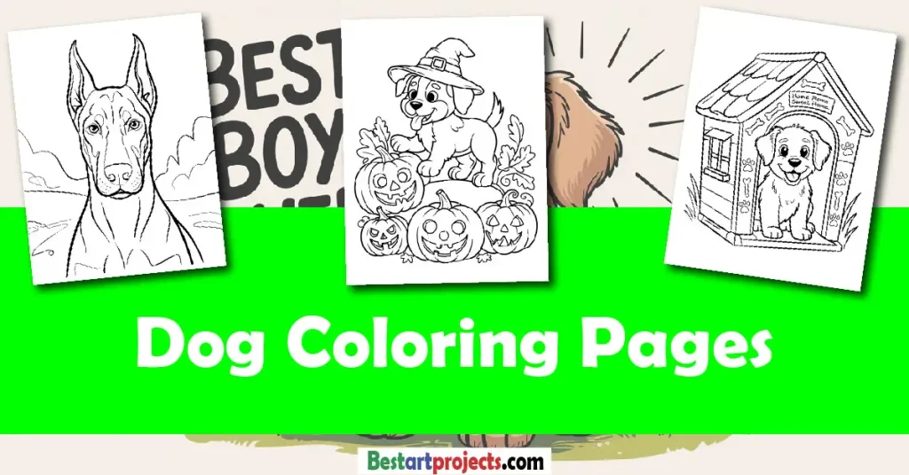 Dog Coloring Pages - Free Download