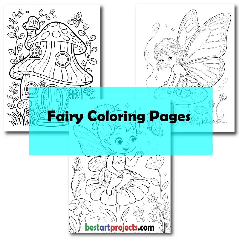 Fairy Coloring Pages