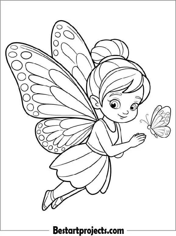 Fairy with a Butterfly Friend