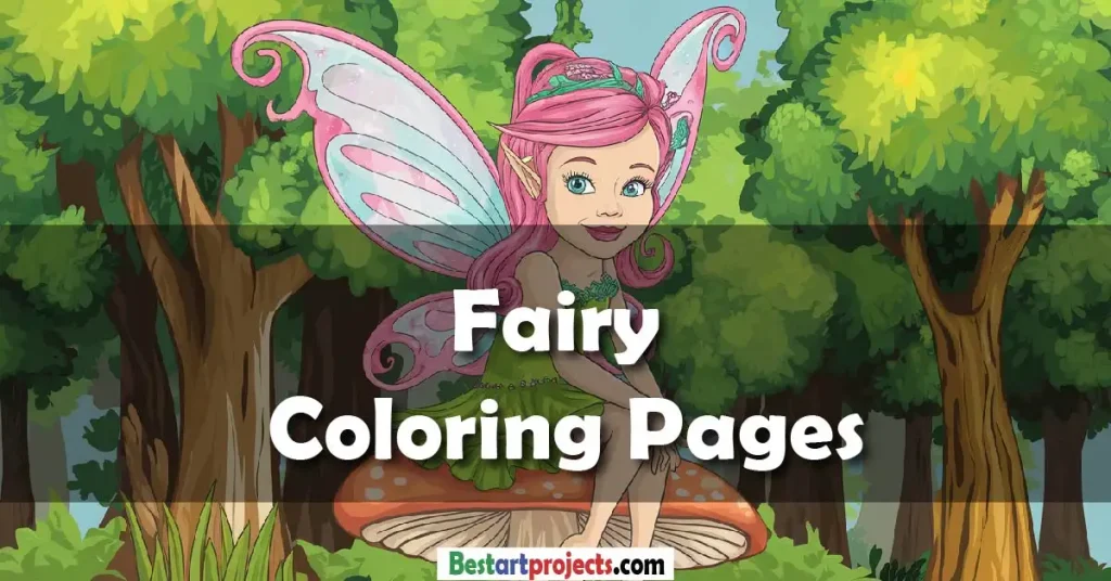 Free Fairy Coloring Pages