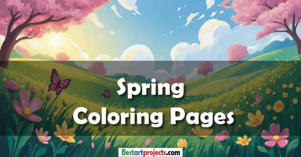 Free Spring Coloring Pages