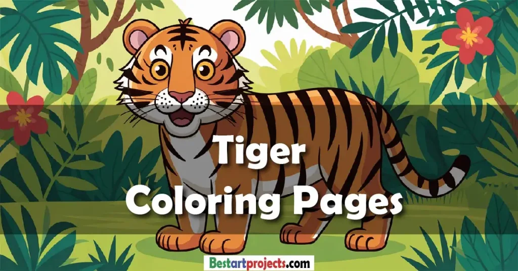 Free Tiger Coloring Pages
