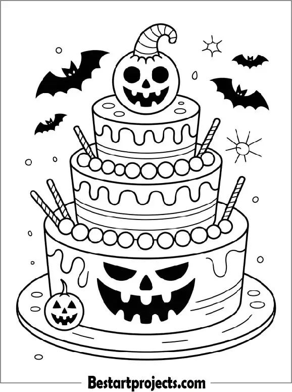 Halloween Spooky Cake