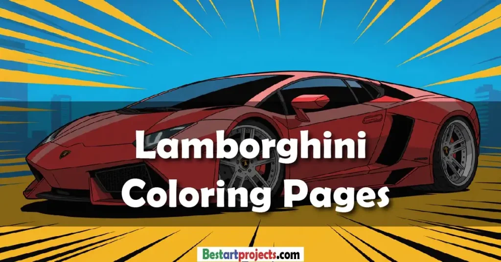 Lamborghini Coloring Pages - Free Download