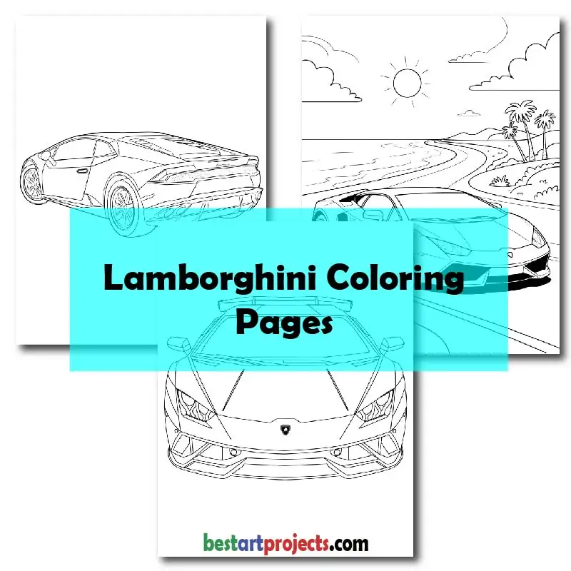 Lamborghini Coloring Pages