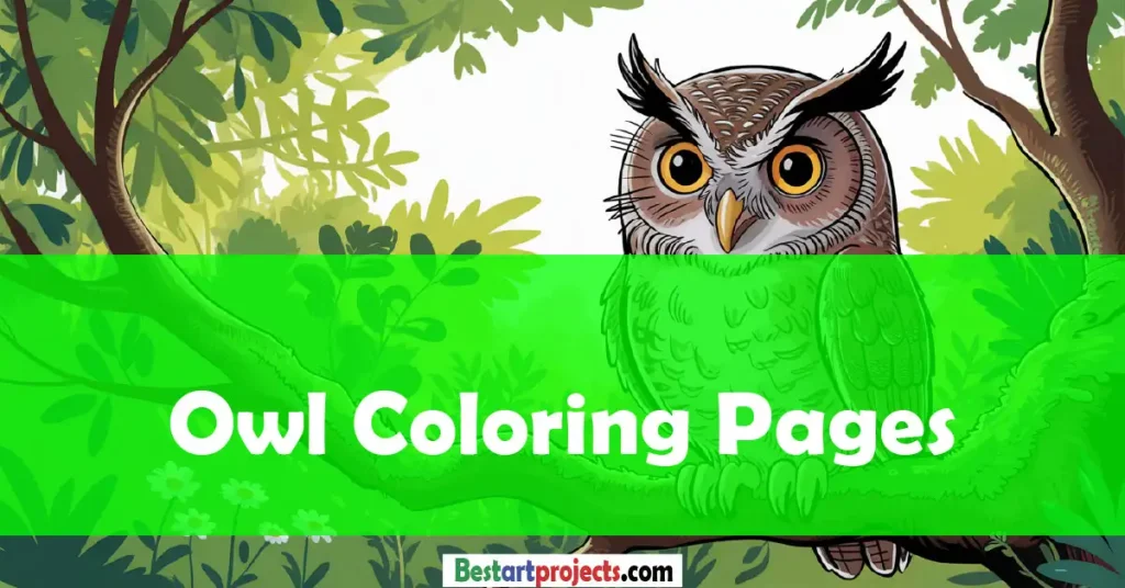 Owl Coloring pages - Free Download