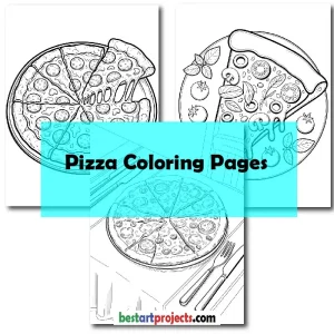 Pizza Coloring Pages