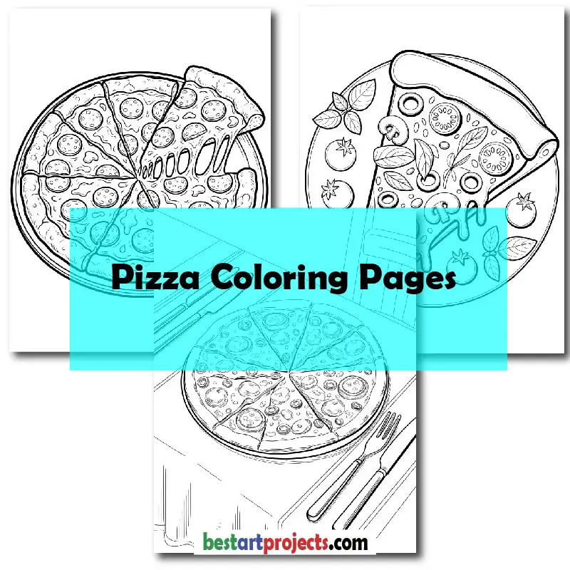 Pizza Coloring Pages
