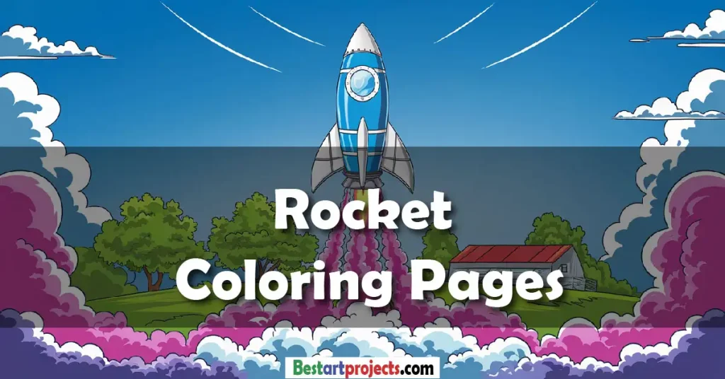 Rocket Coloring Pages - Free Download