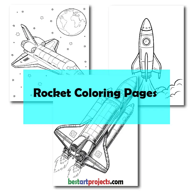 Rocket Coloring Pages