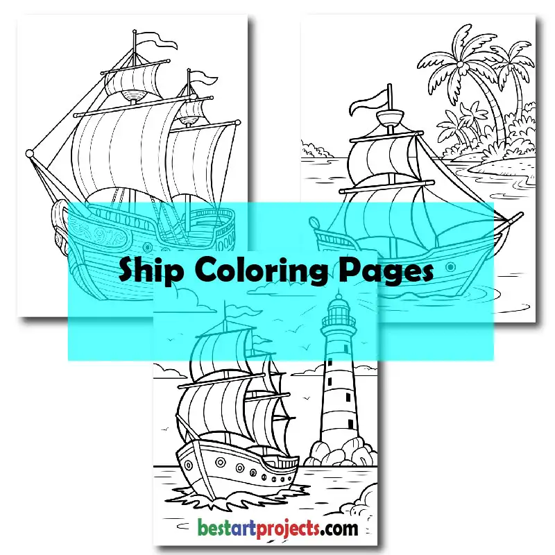 Ship Coloring Pages