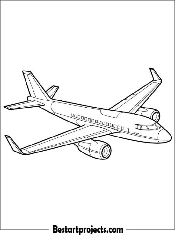 Simple Airplane Outline