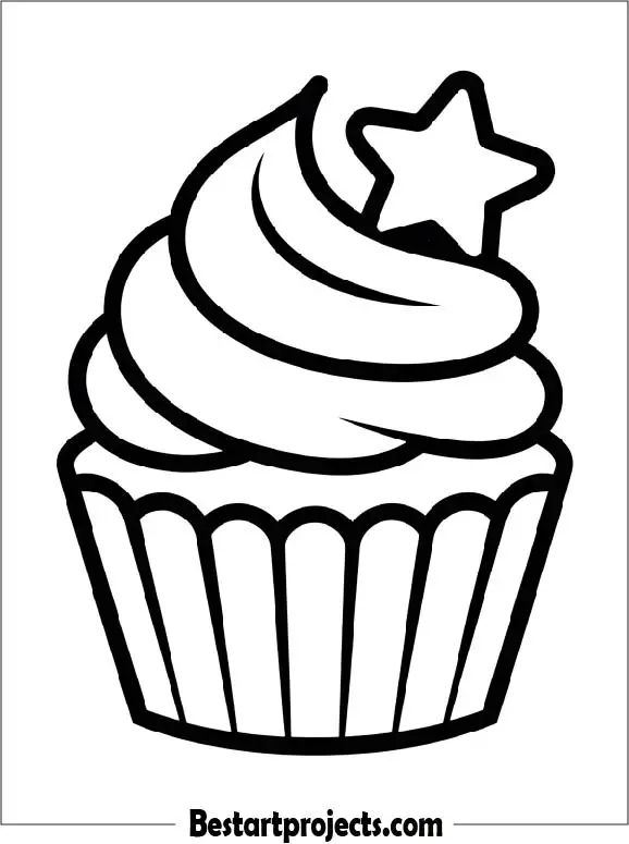 Simple Cupcake for Preschoolers