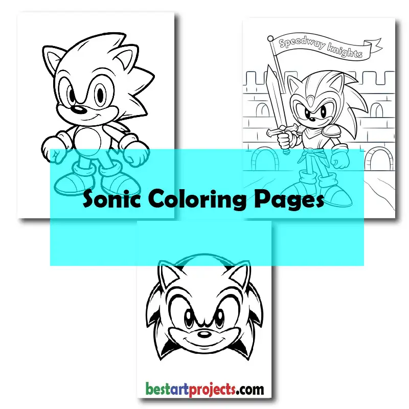 Sonic Coloring Pages