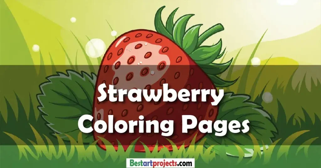 Strawberry Coloring Pages - Free Download