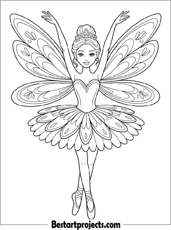 Sugar Plum Fairy Coloring Page