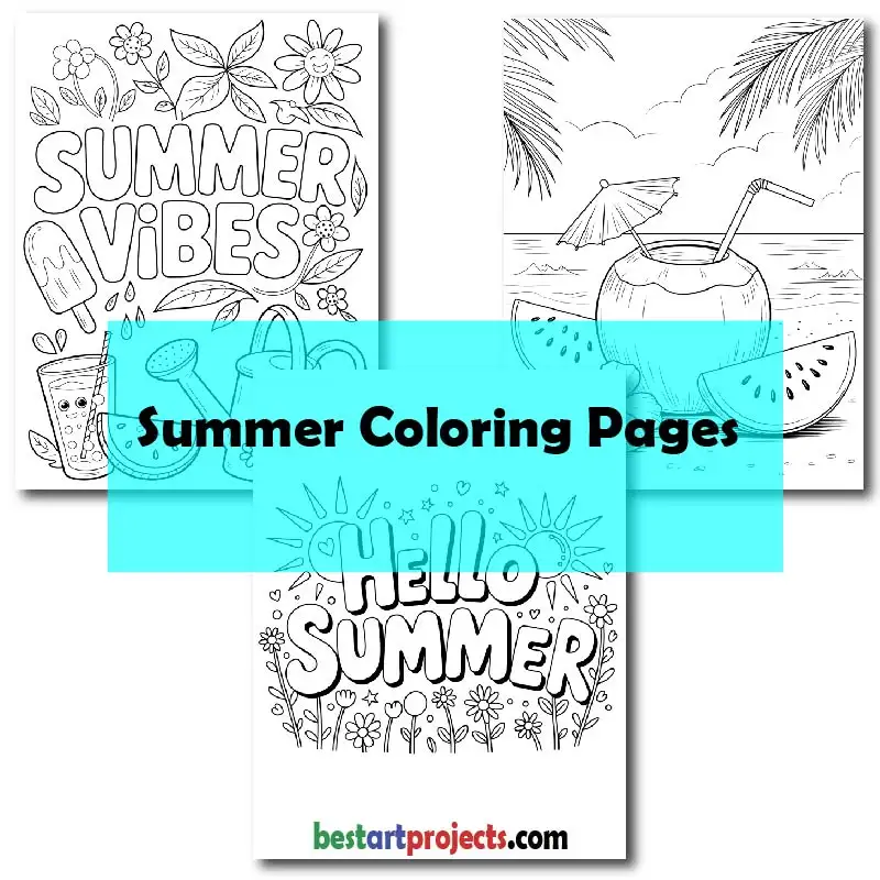 Summer Coloring Pages