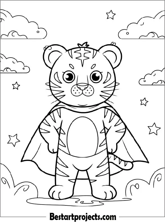 Superhero Baby Tiger