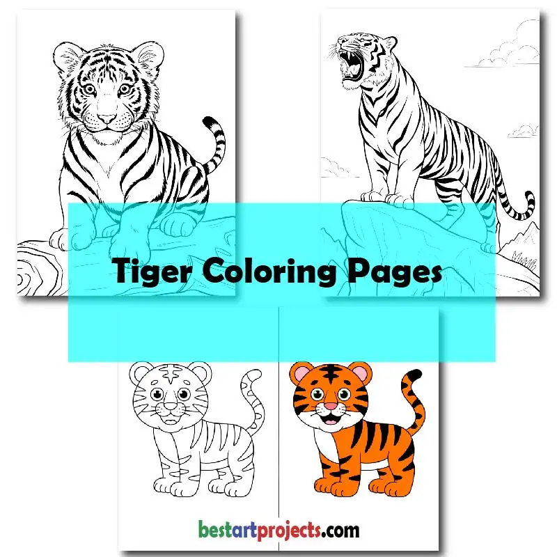 Tiger Coloring Pages