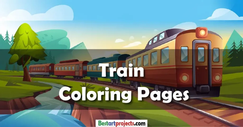 Train Coloring Pages - Free Download