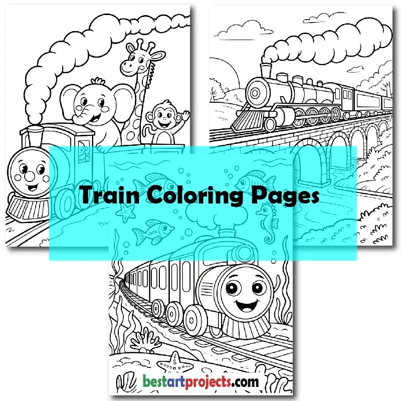 Train Coloring Pages