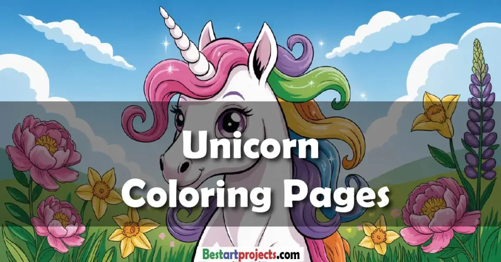 Unicorn Coloring Pages - Free Download