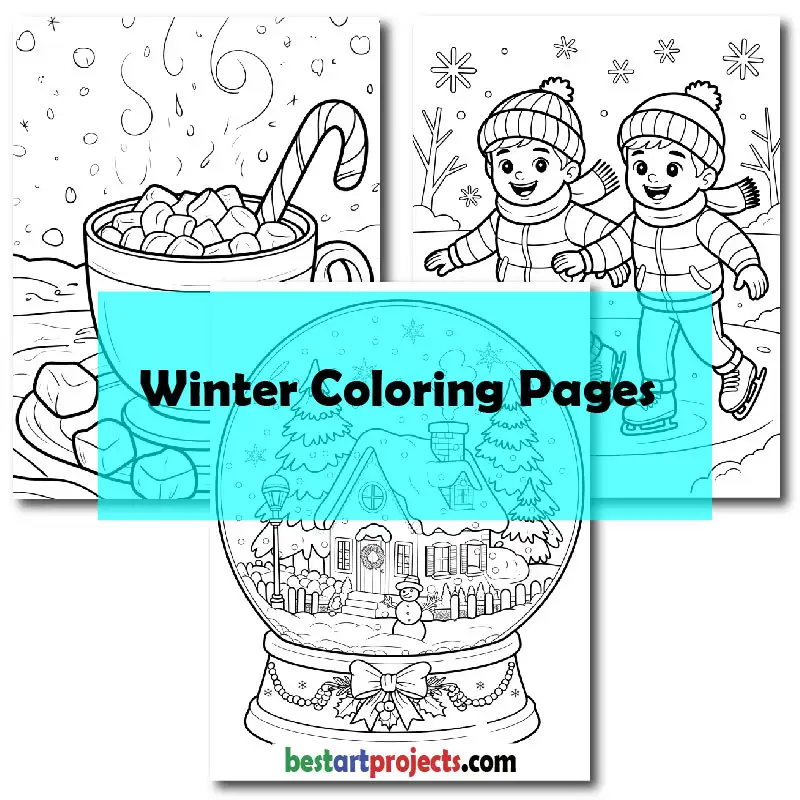 Winter Coloring Pages